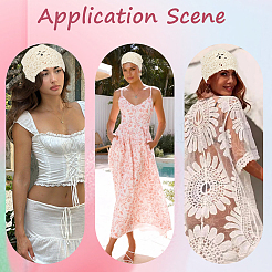 Acrylic Fiber Hand Woven Hat&nbsp;AJEW-WH20019-51