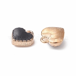 Heart Alloy Enamel Charms&nbsp;ENAM-YW0002-85D