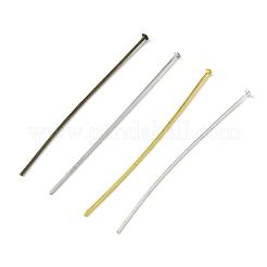 160Pcs 4 Colors Brass Flat Head Pins&nbsp;KK-YW0002-11