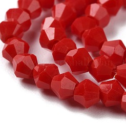 Opaque Solid Color Imitation Jade Glass Beads Strands&nbsp;GLAA-F029-P4mm-02