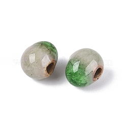 Handmade Crackle Porcelain Beads&nbsp;PORC-Q008-06B-10