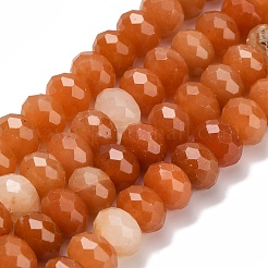 Natural Red Aventurine Beads Strands&nbsp;G-C259-A10-8x12mm