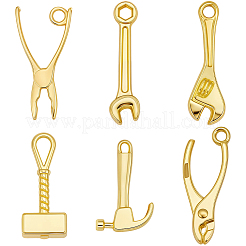 60Pcs 6 Style Alloy Charms&nbsp;FIND-BBC0004-26