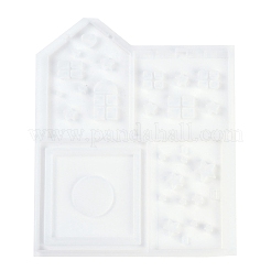 Patchwork House Christmas DIY Pendant Decoration Silicone Molds&nbsp;DIY-M057-01A