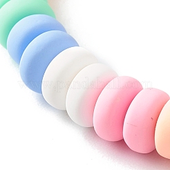 Handmade Polymer Clay Beads Stretch Bracelets for Kids&nbsp;BJEW-JB06487-02