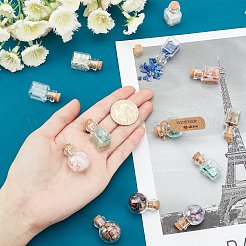 Mixed Stone Chip Beads DIY Wishing Bottle Making Kits&nbsp;DIY-PH0005-69