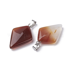 Natural Red Agate Pendants&nbsp;G-C110-03D-P