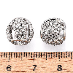 Alloy Rhinestone European Beads&nbsp;FIND-N009-09P