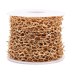 Brass Heart Link Chains&nbsp;CHC-Q003-02G