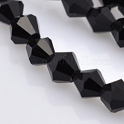 Faceted Bicone Glass Beads Strands&nbsp;EGLA-P017-3mm-04
