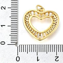 Brass Rhinestones Pendants&nbsp;KK-D362-05G
