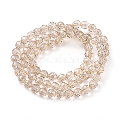 Electroplate Glass Beads Strands&nbsp;EGLA-L018-A-PL01