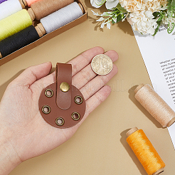 Imitation Leather with Alloy Yarn Divider&nbsp;TOOL-WH0155-256A