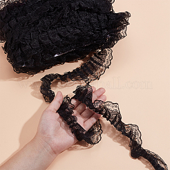 20M Polyester Pleated Lace Trim&nbsp;OCOR-HY0001-20B