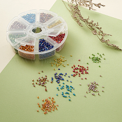 11/0 Two Cut Round Hole Glass Seed Beads&nbsp;SEED-YS0001-01