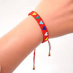 Bohemian Glass Seed Beaded Braided Bead Bracelets for Women&nbsp;NO2145