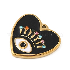 304 Stainless Steel Enamel Pendants&nbsp;STAS-P380-64G-01