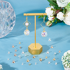 36Pcs 6 Style 201 Stainless Steel Bead Cap Pendant Bails&nbsp;STAS-DC0008-28