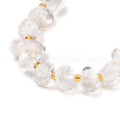 Nuggets Natural Quartz Crystal Beads Bracelets & Necklaces Sets&nbsp;SJEW-P004-01P-06