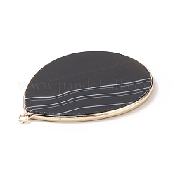 Natural Striped Agate/Banded Agate Pendants&nbsp;G-E526-01G