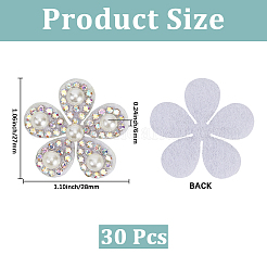 30Pcs Non-woven Fabrics Ornament Accessories&nbsp;AJEW-CY0001-78