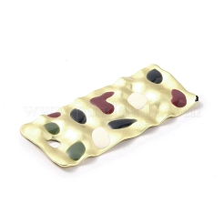 Brass Enamel Pendants&nbsp;KK-M224-05G