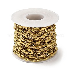 Ion Plating(IP) 304 Stainless Steel Rhombus Link Chains&nbsp;CHS-E012-02G