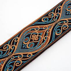 Embroidery Polyester Ribbons&nbsp;OCOR-WH0064-01A-WH