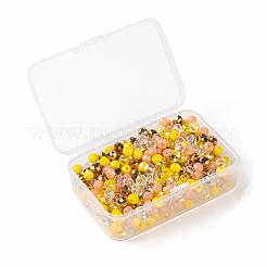 500Pcs 5 Colors Mixed Styles Glass Beads&nbsp;EGLA-LS0001-04