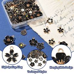 60Pcs 12 Styles Alloy Enamel Charms&nbsp;ENAM-CJ0006-40B
