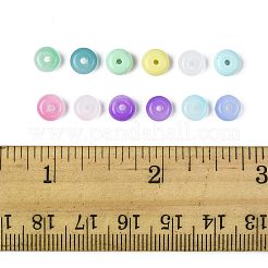 120Pcs 2 Colors Baking Paint Imitation Jade Glass Beads&nbsp;DGLA-FS0001-21B