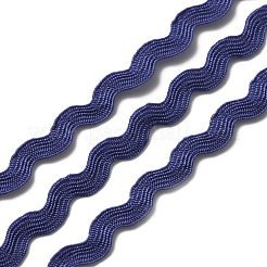 6 Yards 6 Colors Polyester Wavy Fringe Trim Ribbon&nbsp;OCOR-WH0080-44C