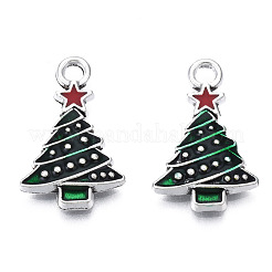 Christmas Alloy Enamel Pendants&nbsp;X-ENAM-N054-84