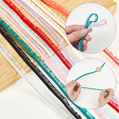 20 Yards 10 Colors Polyester Lace Trim&nbsp;OCOR-GA0002-92