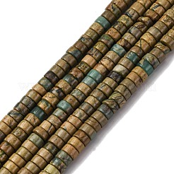 Natural Verdite Stone Beads Strands&nbsp;G-L624-I11-2x4mm