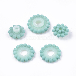 Rubberized Style Acrylic Beads&nbsp;LS-MACR-T022-02B