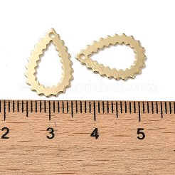 Teardrop Brass Pendants&nbsp;KK-G480-04B-LG