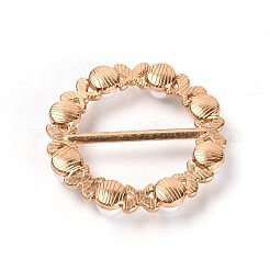 Alloy Resin Imitation Pearl Buckles&nbsp;JEWB-WH0014-11