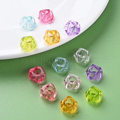 Transparent Acrylic European Beads&nbsp;MACR-S373-56B