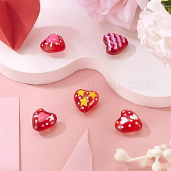 5Pcs Glass Enamel Beads&nbsp;GLAA-TA0003-55