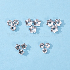 1Box Mixed Style Tibetan Style Alloy Bead Caps&nbsp;TIBE-JP0003-01