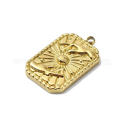 Ion Plating(IP) 304 Stainless Steel Pendants&nbsp;X-STAS-B058-18G-01