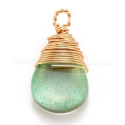 Transparent Glass Pendants&nbsp;PALLOY-JF00559
