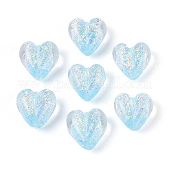 Handmade Foil Lampwork Beads Strands&nbsp;FOIL-T008-08E