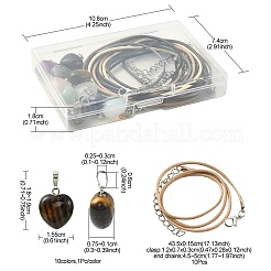 DIY Heart Necklace Making Kit&nbsp;DIY-YW0007-23