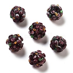 Handmade Lampwork Beads Strands&nbsp;LAMP-N021-015A-11