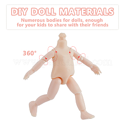 PVC Female Doll Body for Doll Making&nbsp;DIY-WH0504-971