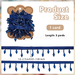 3 Yards Polyester Acrylic Beaded Trim&nbsp;OCOR-OC0001-88A