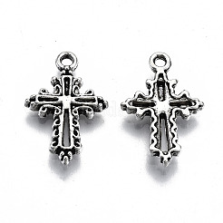 Tibetan Style Alloy Pendants&nbsp;TIBEP-N009-052AS-RS