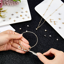 40Pcs 2 Colors Stainless Steel Rhinestone Charms&nbsp;STAS-HS0001-82